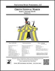 Circus Festival March Concert Band sheet music cover Thumbnail